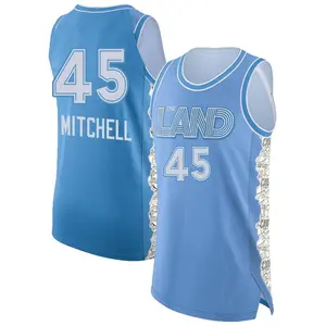 Cleveland Cavaliers Authentic Light Blue Donovan Mitchell 2024/25 City Edition Jersey - Men's