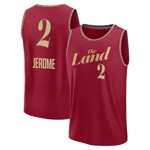 Cleveland Cavaliers Fast Break Ty Jerome Wine 2023/24 City Edition Jersey - Youth