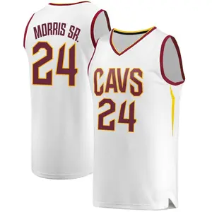 Cleveland Cavaliers Fast Break White Marcus Morris Sr. Jersey - Association Edition - Men's