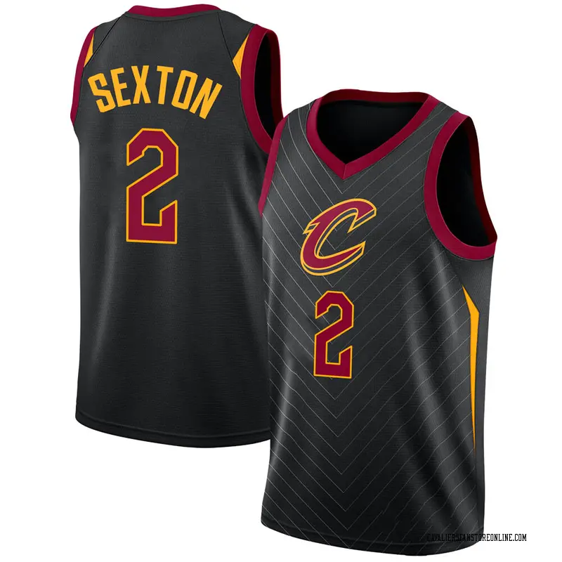 Cleveland Cavaliers Swingman Black Collin Sexton Jersey - Statement ...