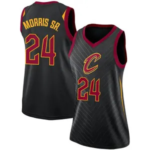 Cleveland Cavaliers Swingman Black Marcus Morris Sr. Jersey - Statement Edition - Women's