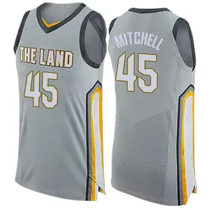 Cleveland Cavaliers Swingman Gray Donovan Mitchell Jersey - City Edition - Men's