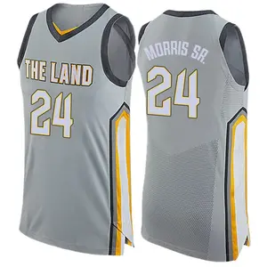 Cleveland Cavaliers Swingman Gray Marcus Morris Sr. Jersey - City Edition - Men's