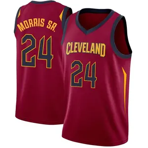 Cleveland Cavaliers Swingman Marcus Morris Sr. Maroon Jersey - Icon Edition - Men's